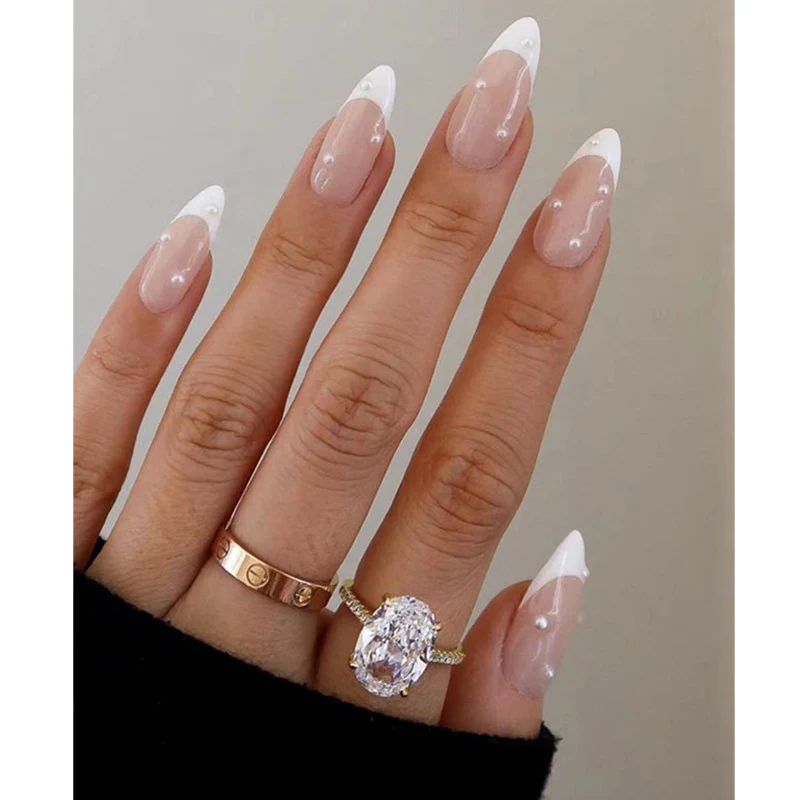 french almond nails