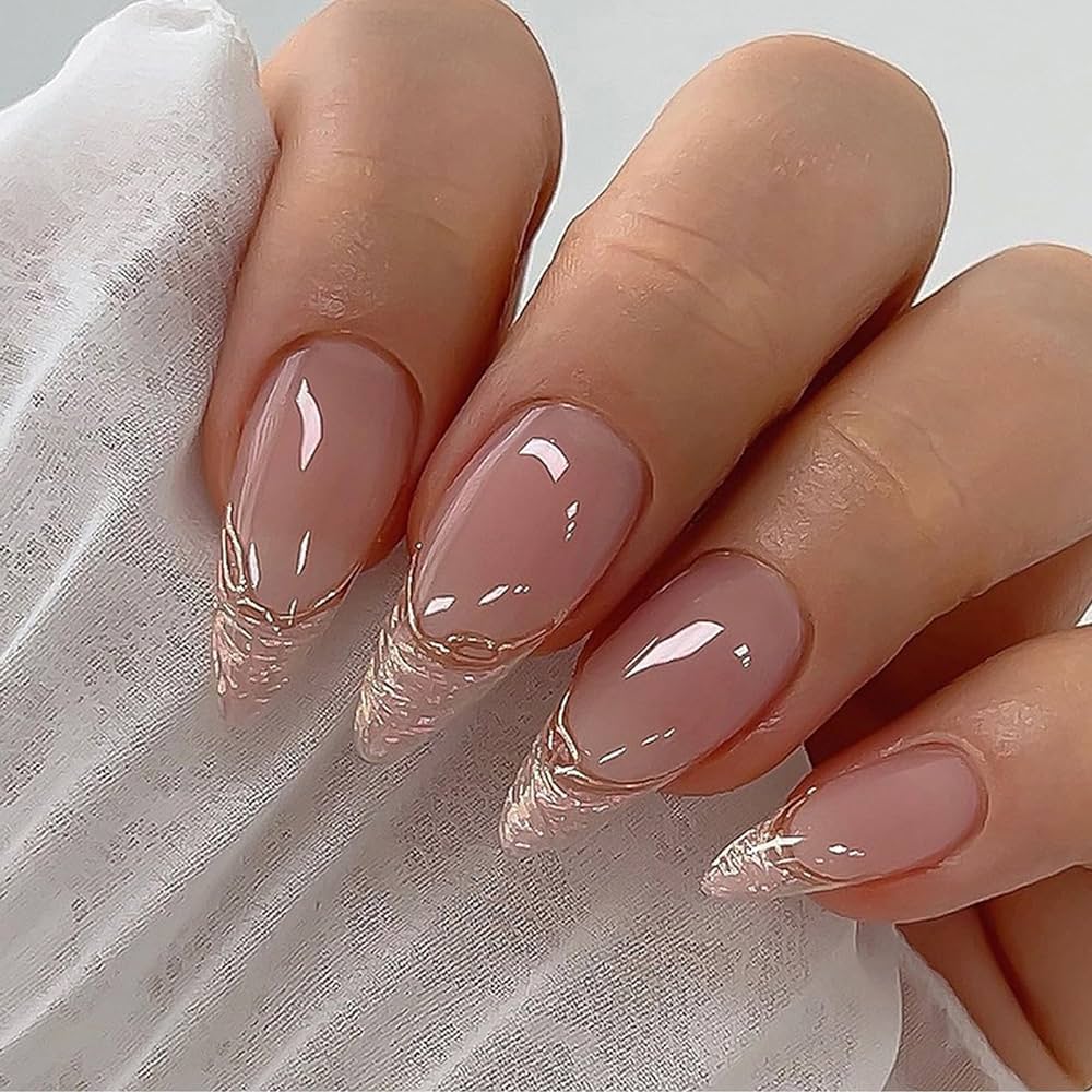 french almond nails