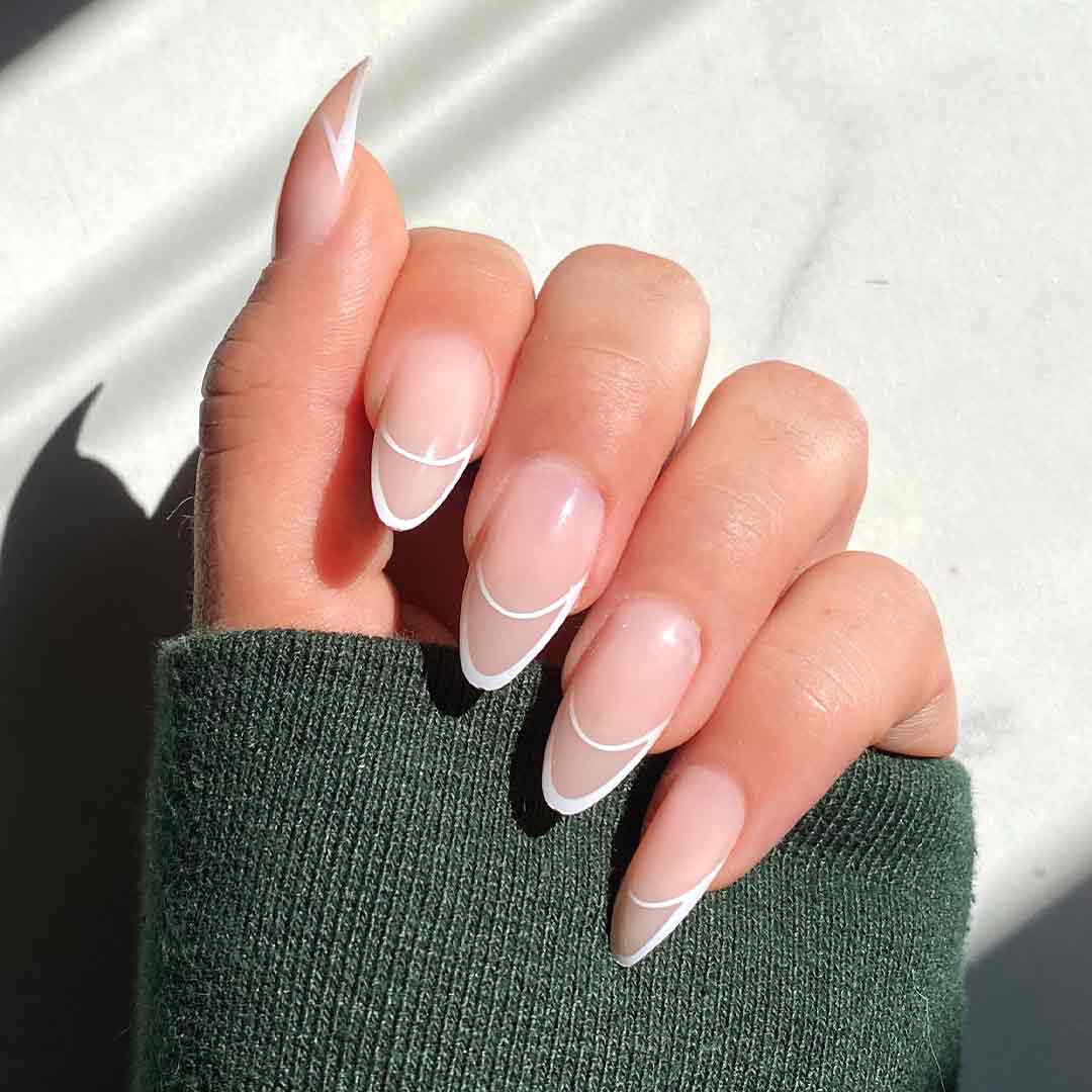 french almond nails