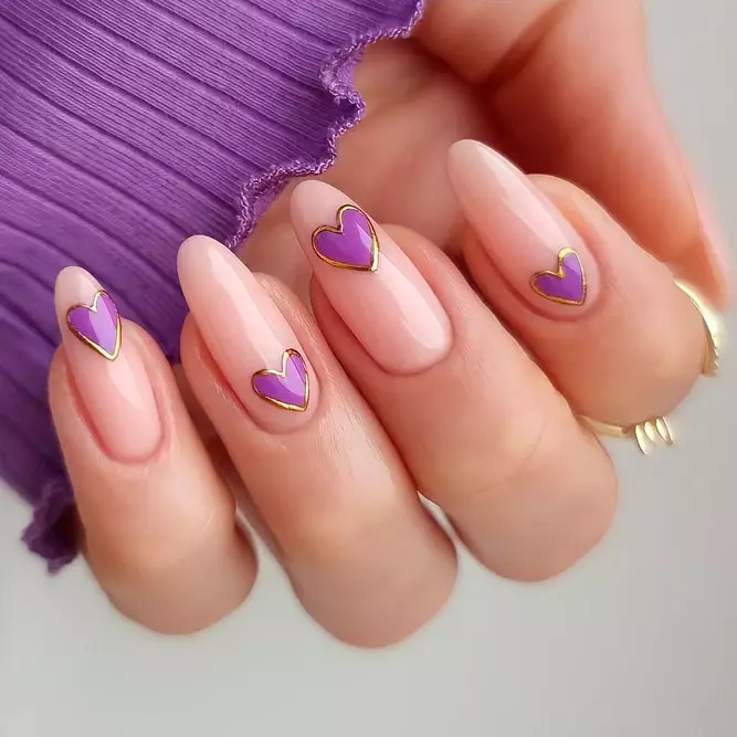 purple nail designs