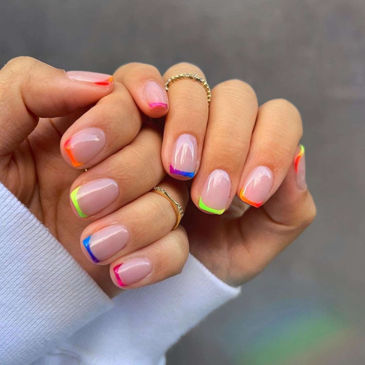 colorful nails