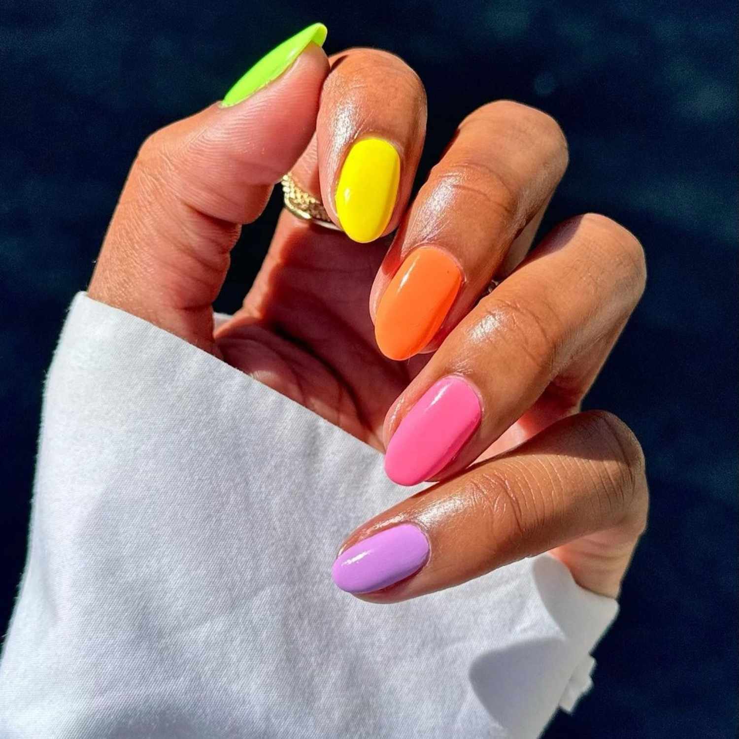 colorful nails