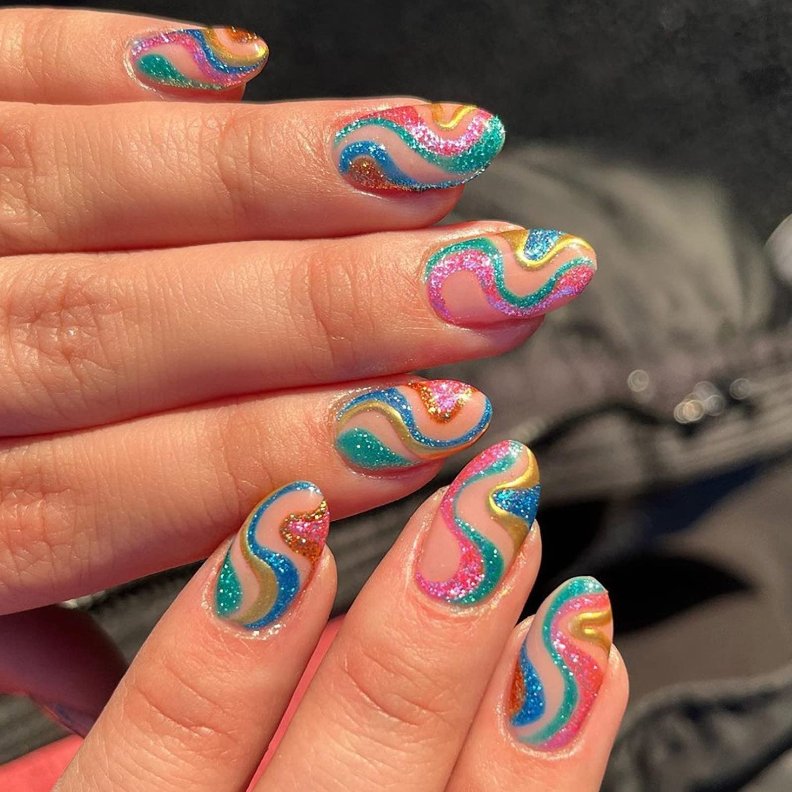 colorful nails