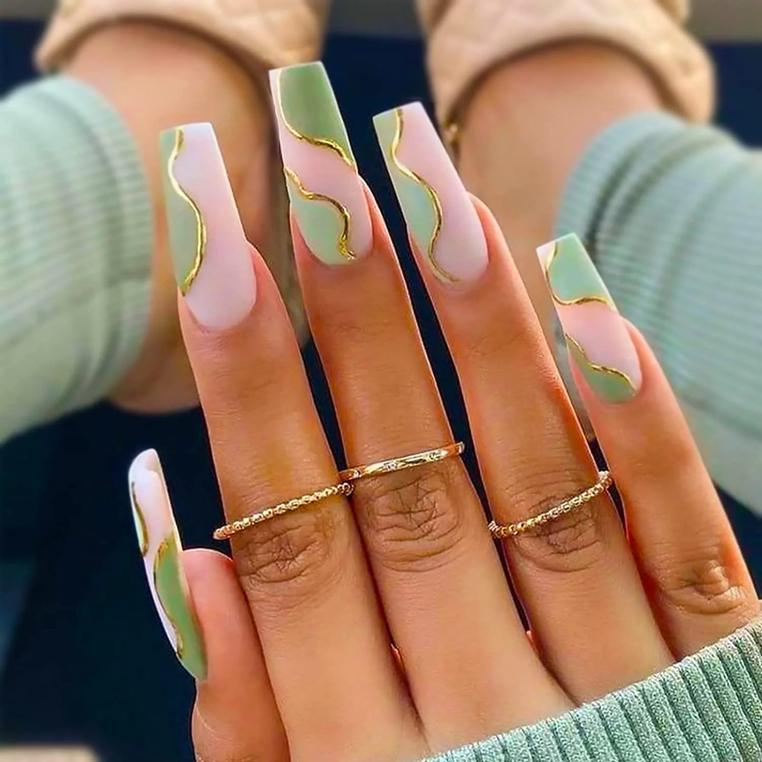 colorful nails