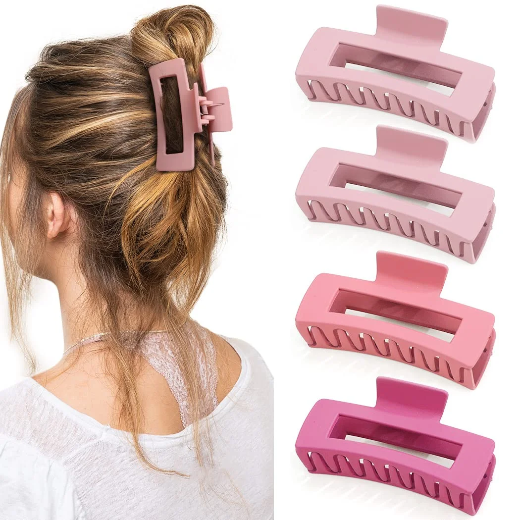 pink hair clip