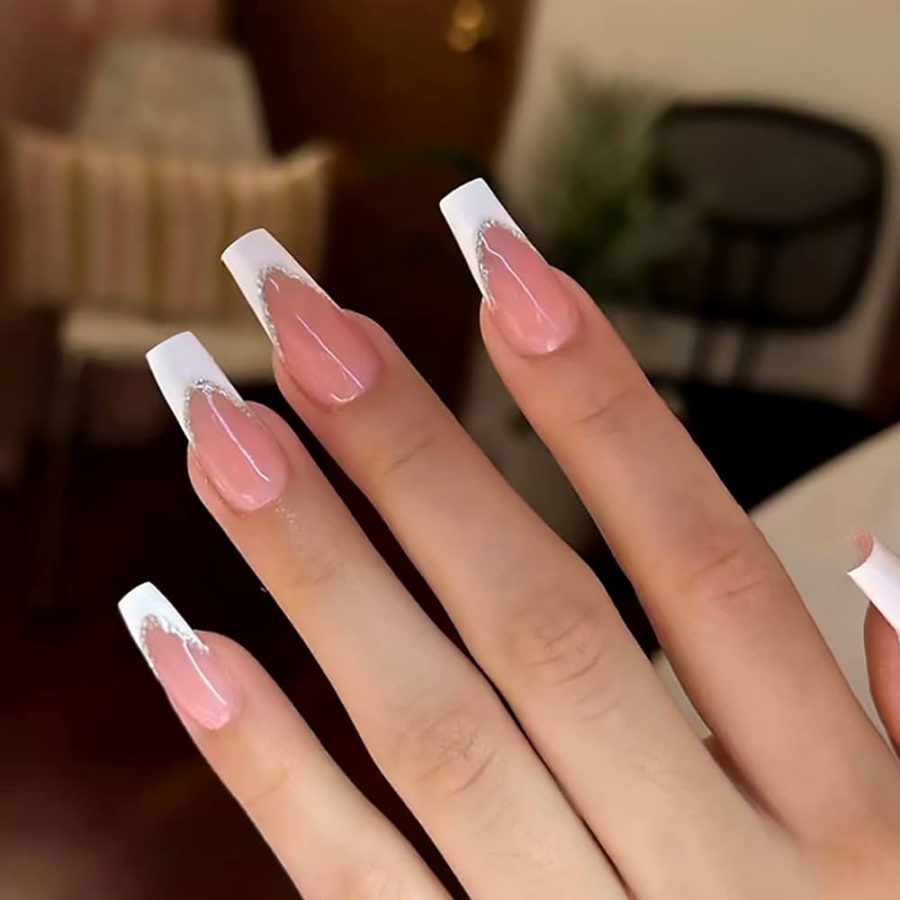 White Tip Nails