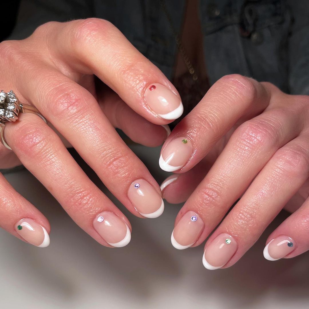 White Tip Nails