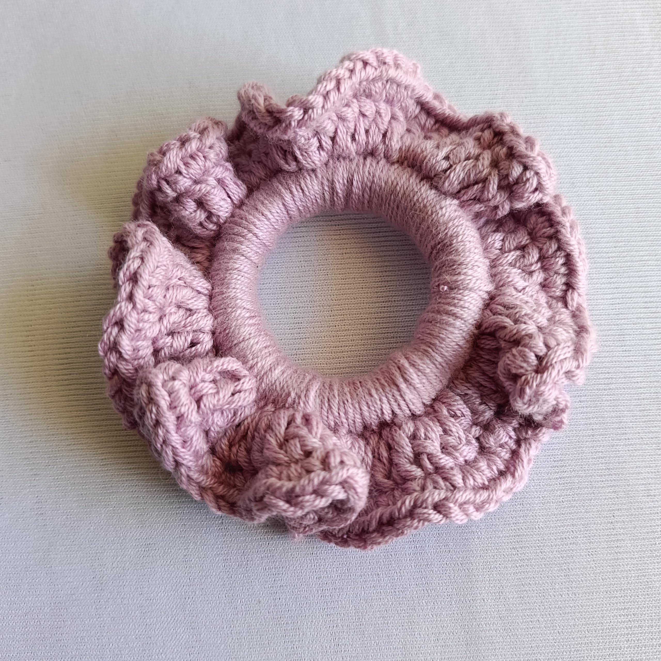 crochet hair tie