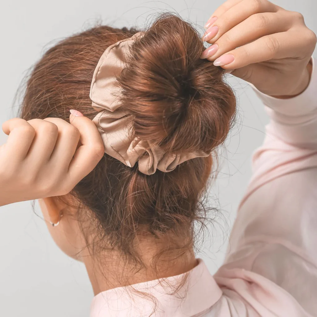 silk hair tie