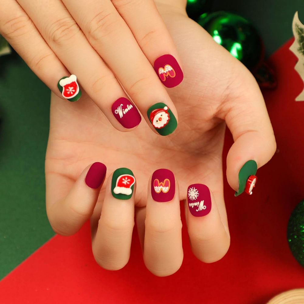 christmas nail designs