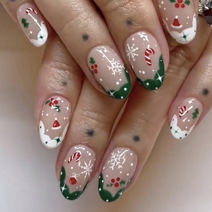 christmas nail designs