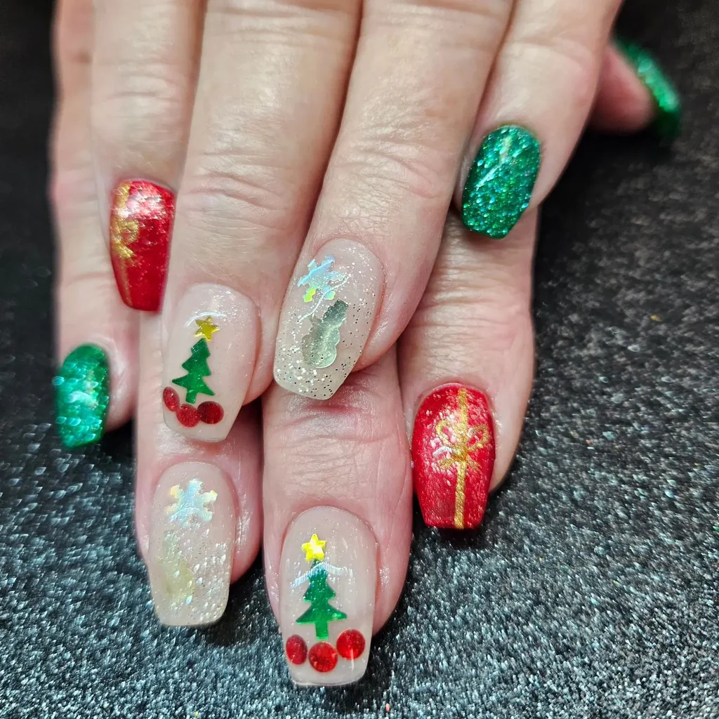 christmas nail designs