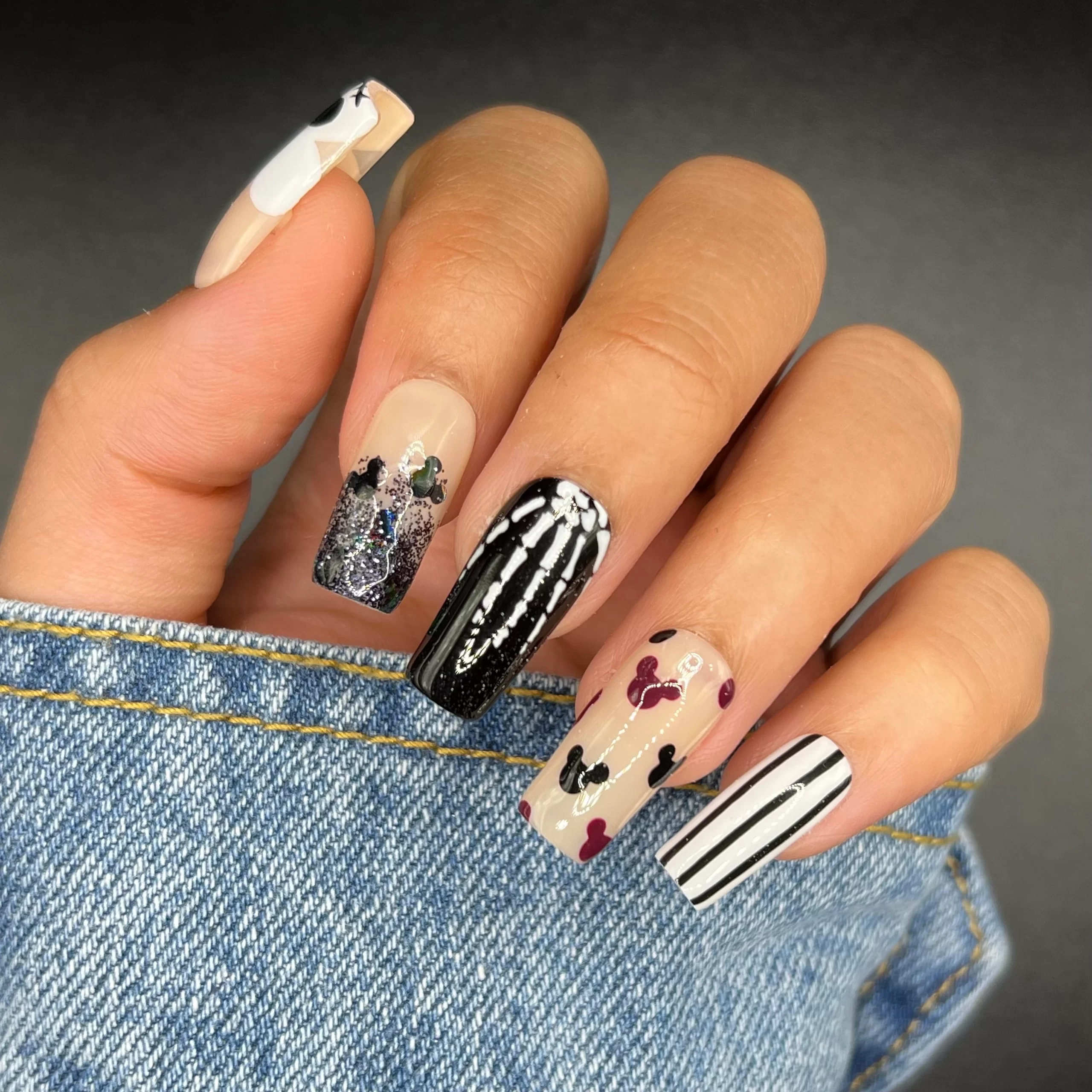 Disney Halloween Nails