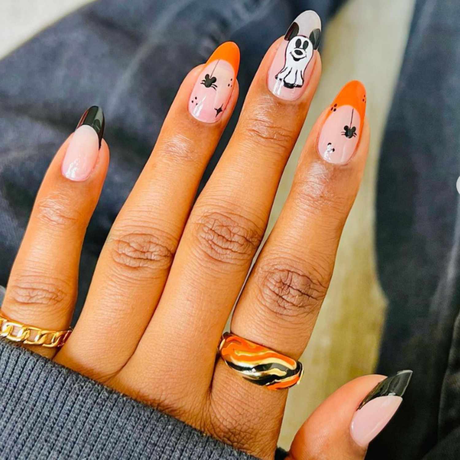 Disney Halloween Nails