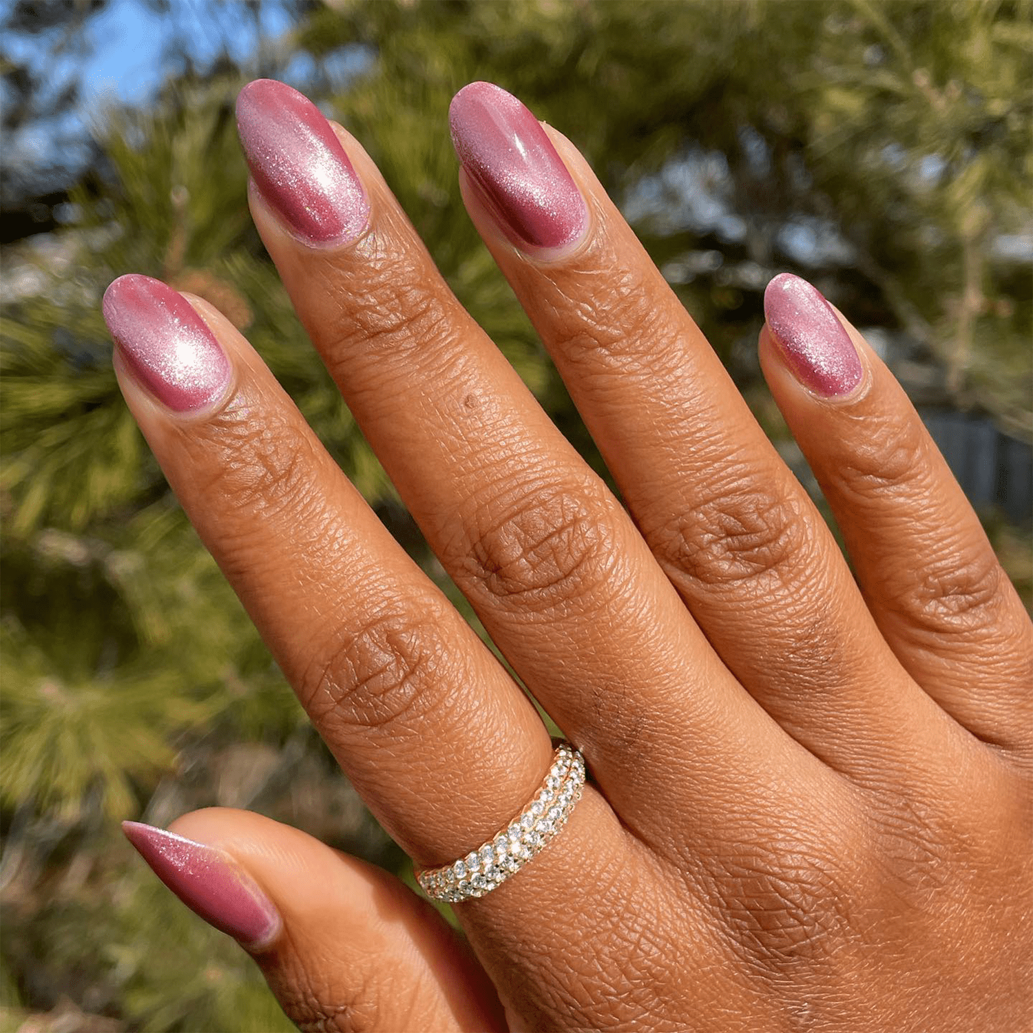 pink nails design