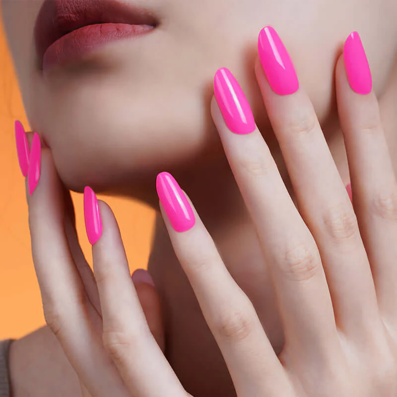 pink nails design