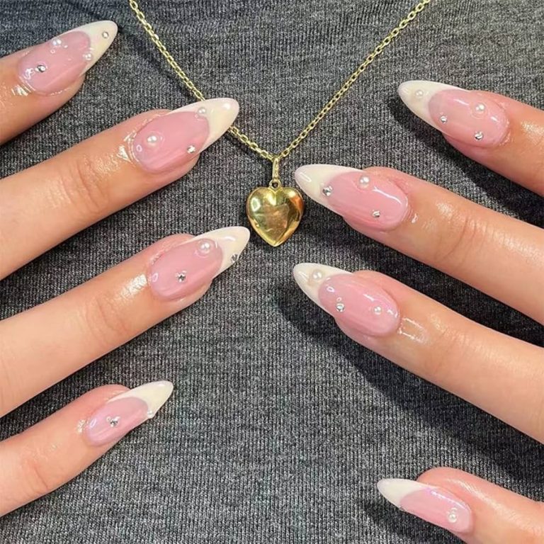 White Tip Nails