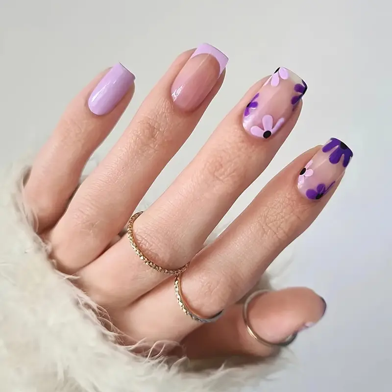 purple nail designs