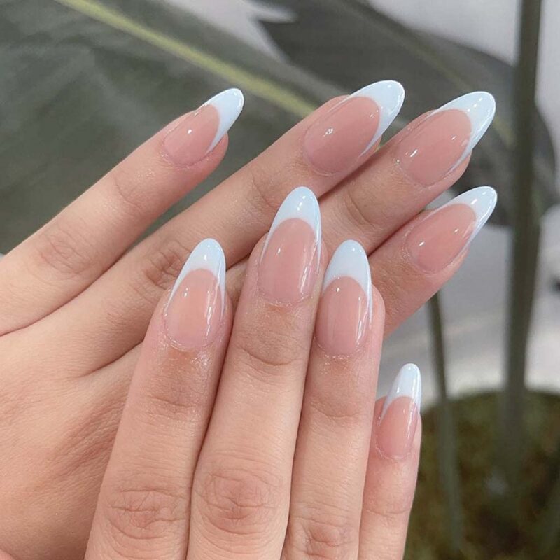 White Tip Nails